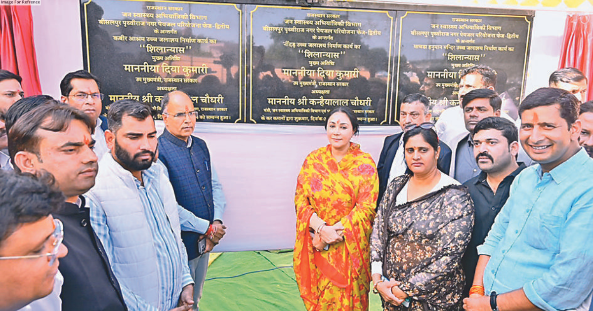 Foundation stone of 3 reservoirs laid in Jpr